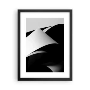 Poszter fehér keretben - Fénysíkok az árnyék mélyéről - 30x40 cm