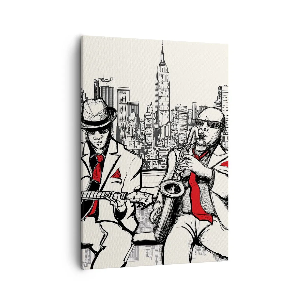 Vászonkép - New York-i improvizáció - 50x70 cm