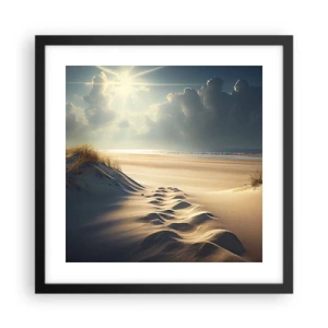 Poszter fehér keretben - Megnyugtató táj - 40x40 cm