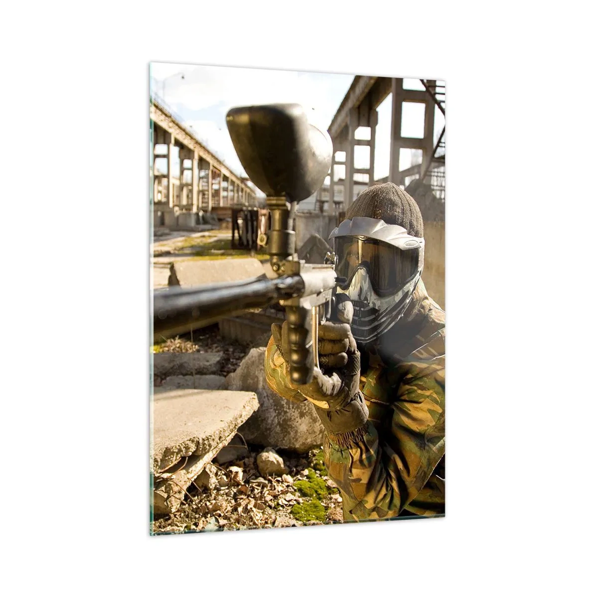 Üveg kép - Te is hős lehetsz - 50x70 cm