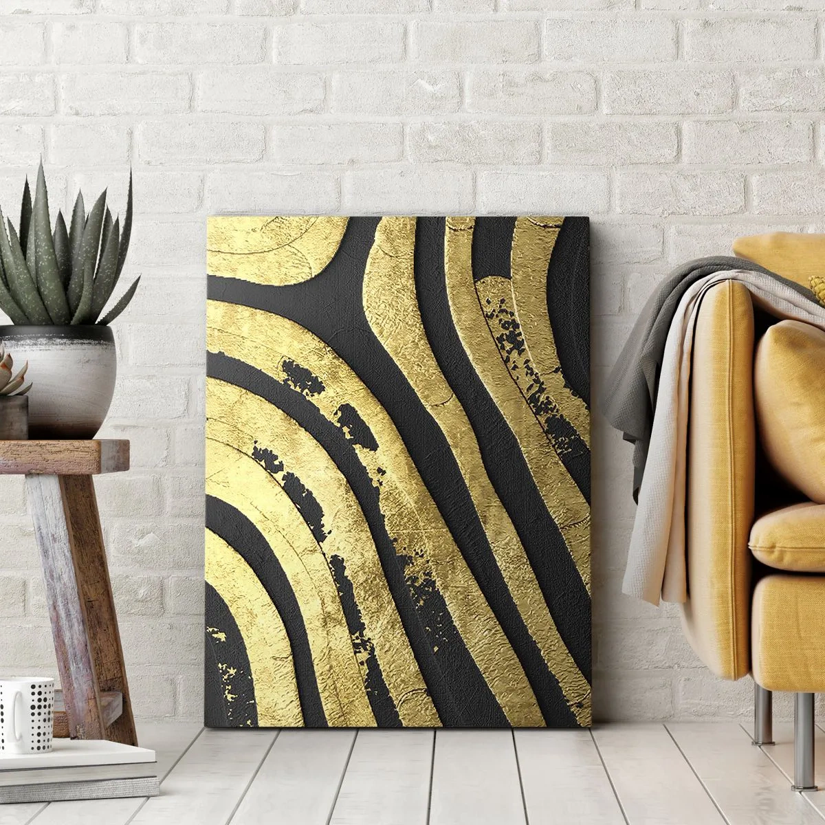 Vászonkép - Minden folyik - 55x100 cm