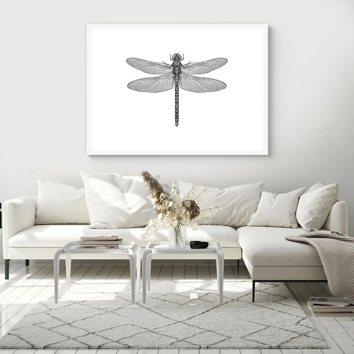 Poszter fekete keretben - A természet precizitása - 50x40 cm