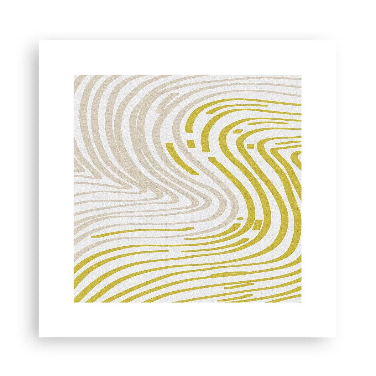 Poszter - Kompozíció szelíd kanyarral - 30x30 cm