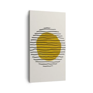 Vászonkép - A hőtől remegő absztrakció - 45x80 cm