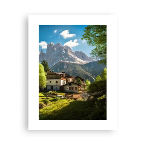 Poszter - Alpesi idill - 30x40 cm