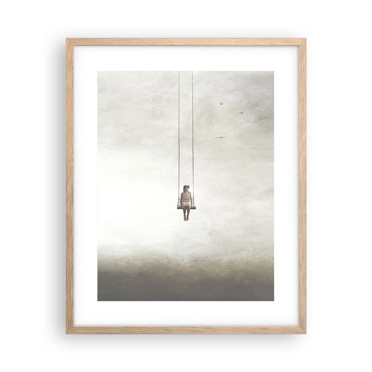 Poszter világos tölgy keretben - A bennünk lévő gyerek - 40x50 cm