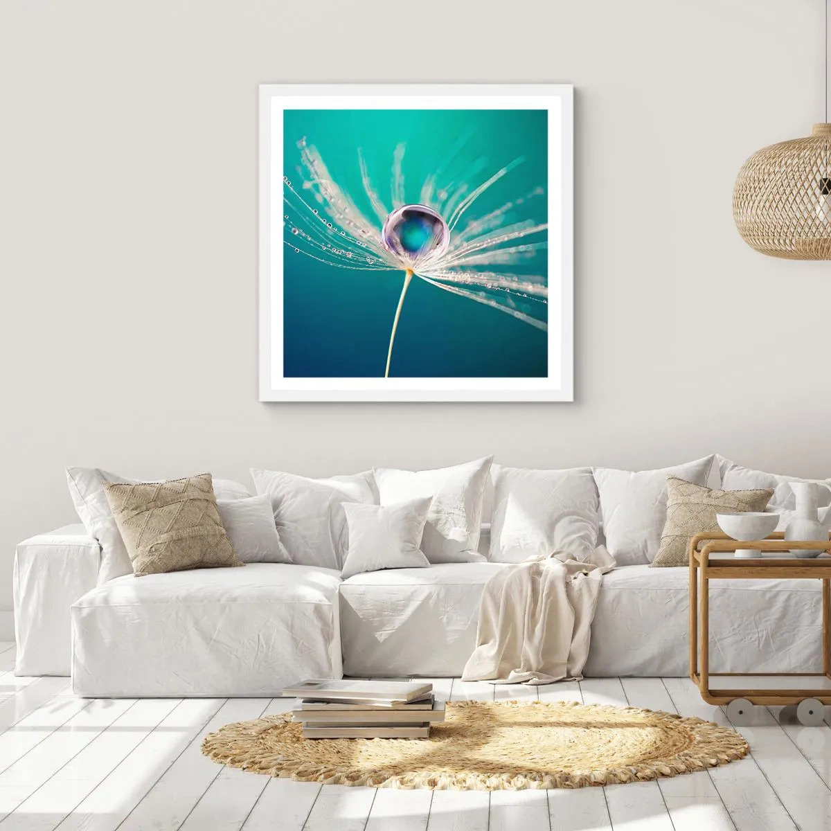 Poszter fekete keretben - Misztikus pillanat - 60x60 cm