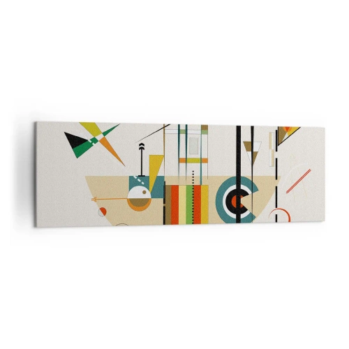 Vászonkép - És nevet a világ - 160x50 cm