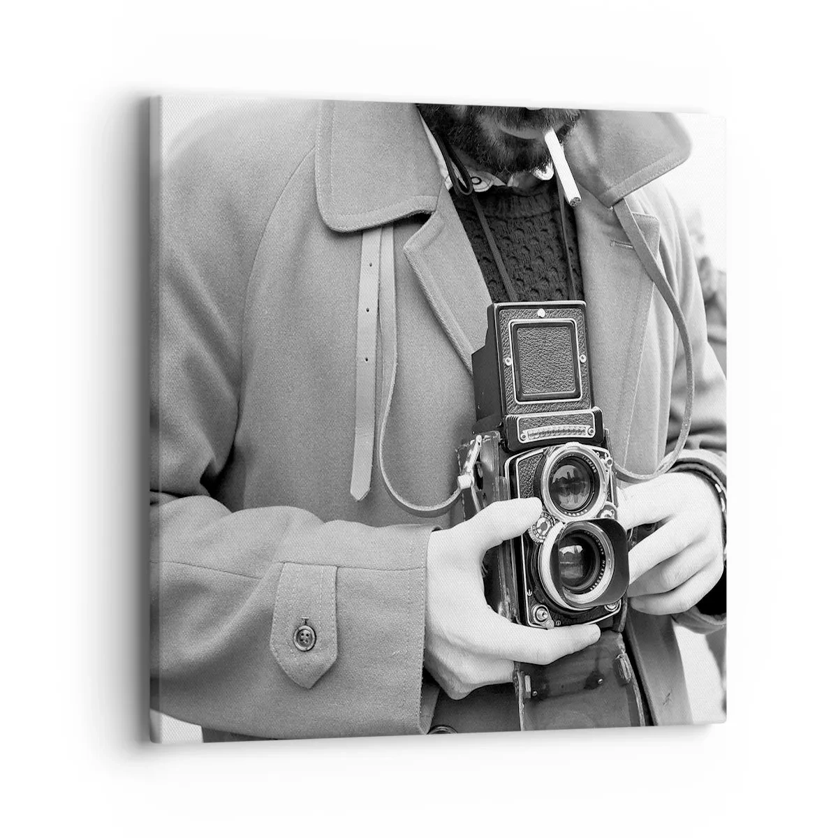 Vászonkép - Retro stílusban - 40x40 cm