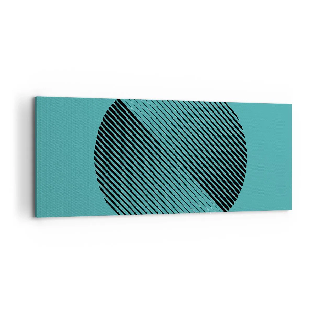 Vászonkép - A kör - egy geometriai variáció - 120x50 cm