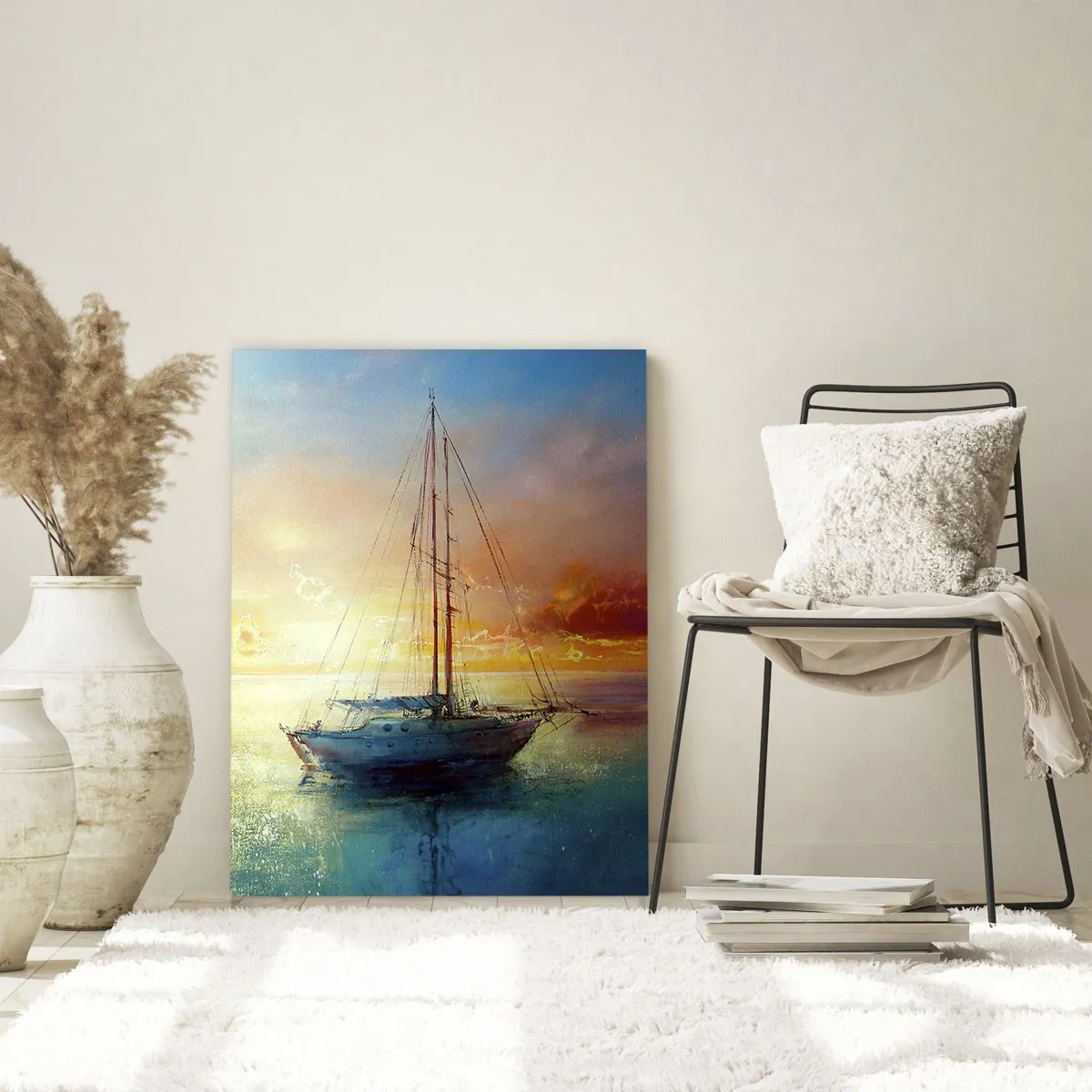 Üveg kép - Egy arany öbölben - 70x100 cm