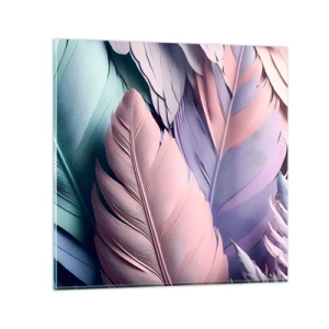 Üveg kép - Madár sikk - 60x60 cm