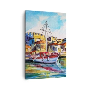 Vászonkép - Szivárványos délután - 80x120 cm