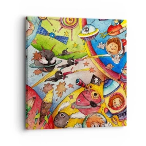 Vászonkép - Nagy űrkaland - 30x30 cm