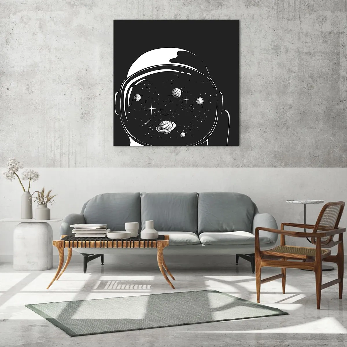 Üveg kép - Szép kilátás - 70x70 cm