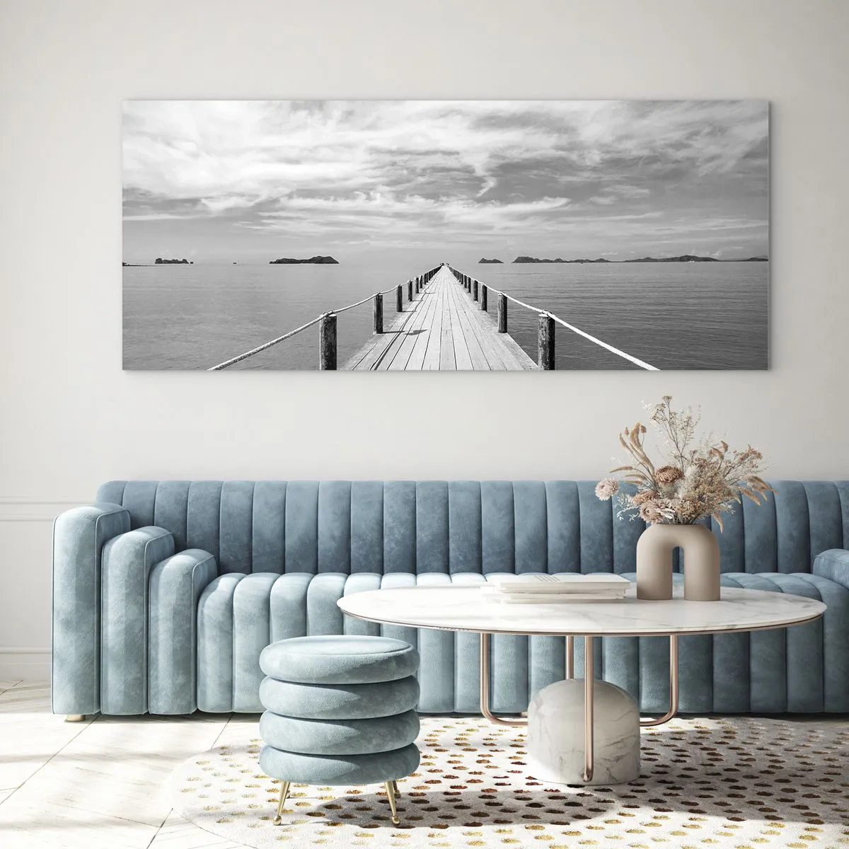 Üveg kép - Talán egy kirándulás... - 120x50 cm