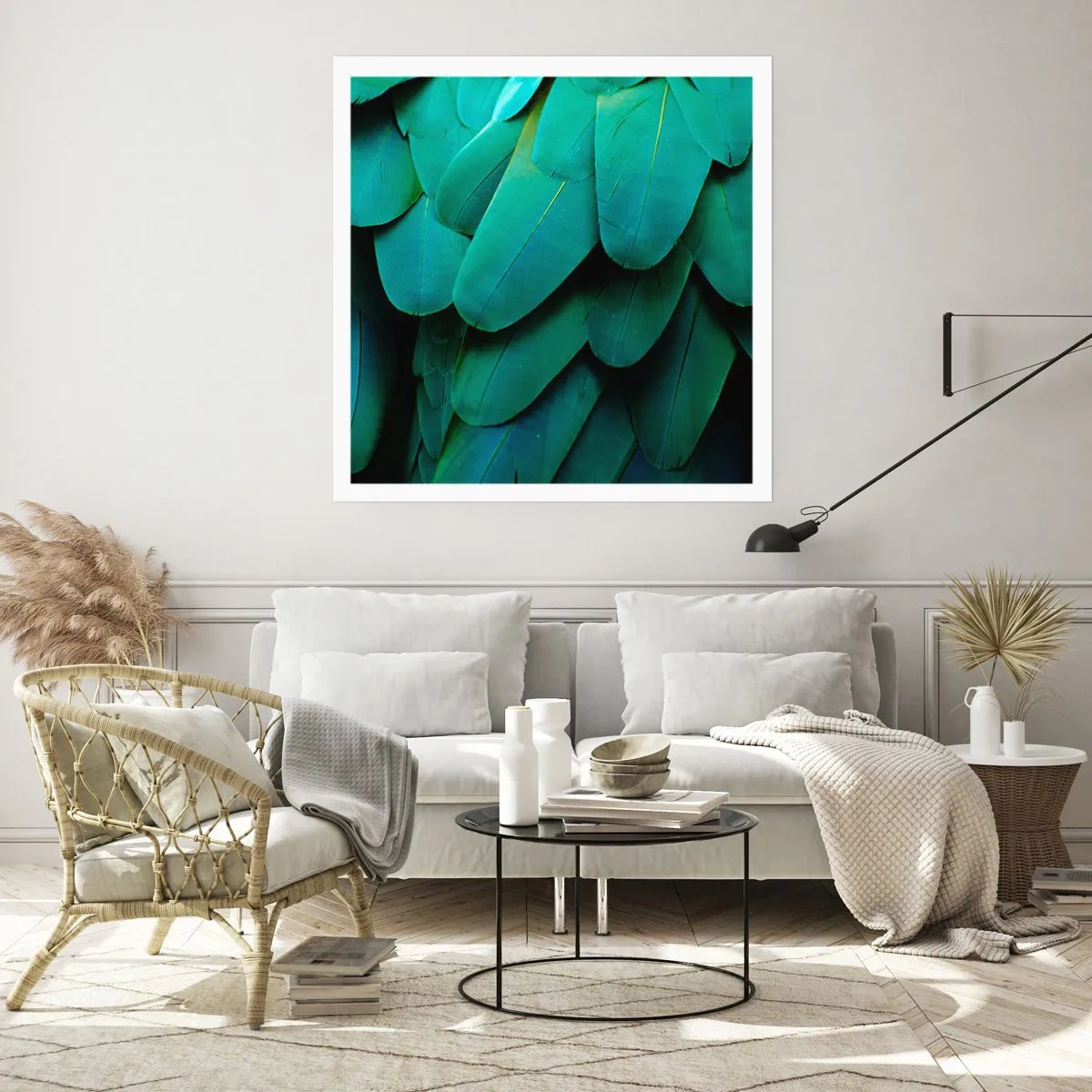 Poszter - A papagájtermészet precizitása - 60x60 cm