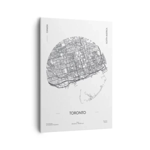Vászonkép - Toronto anatómiája - 50x70 cm
