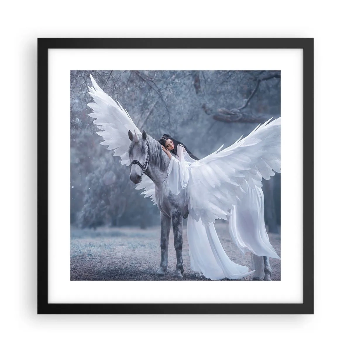 Poszter fehér keretben - Egy ihletett pillanat - 40x40 cm