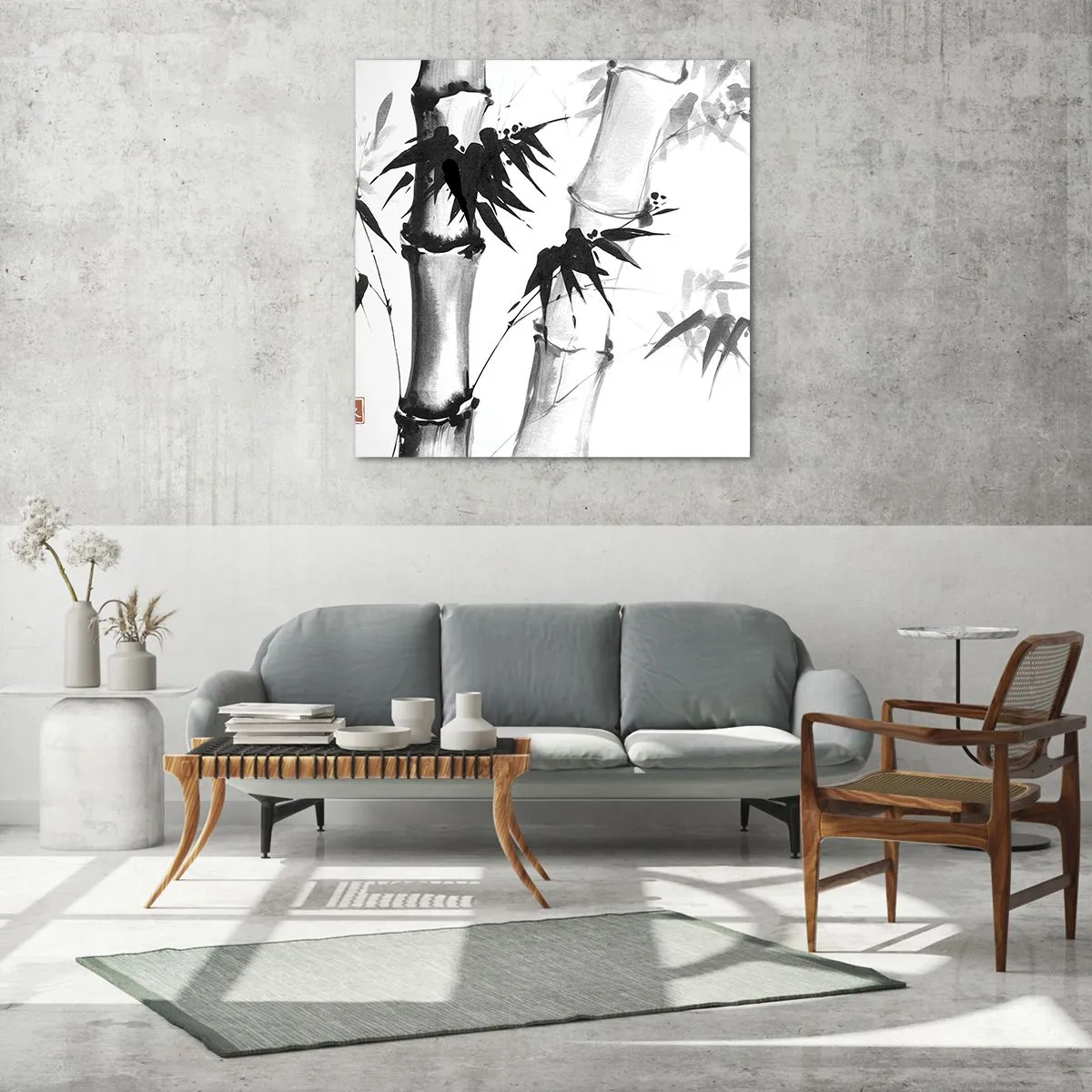 Üveg kép - Közelkép a keletről - 70x70 cm