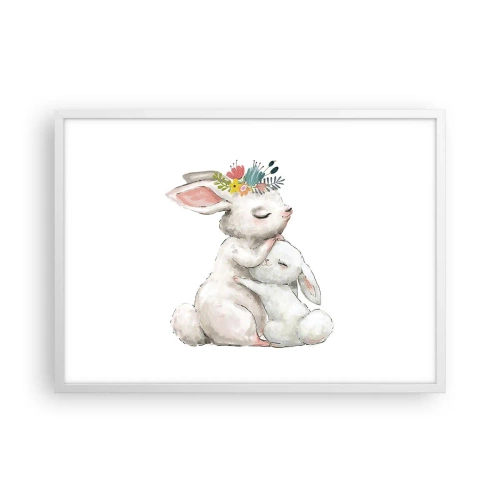 Poszter fekete keretben - Nincs olyan, mint anyánál - 70x50 cm