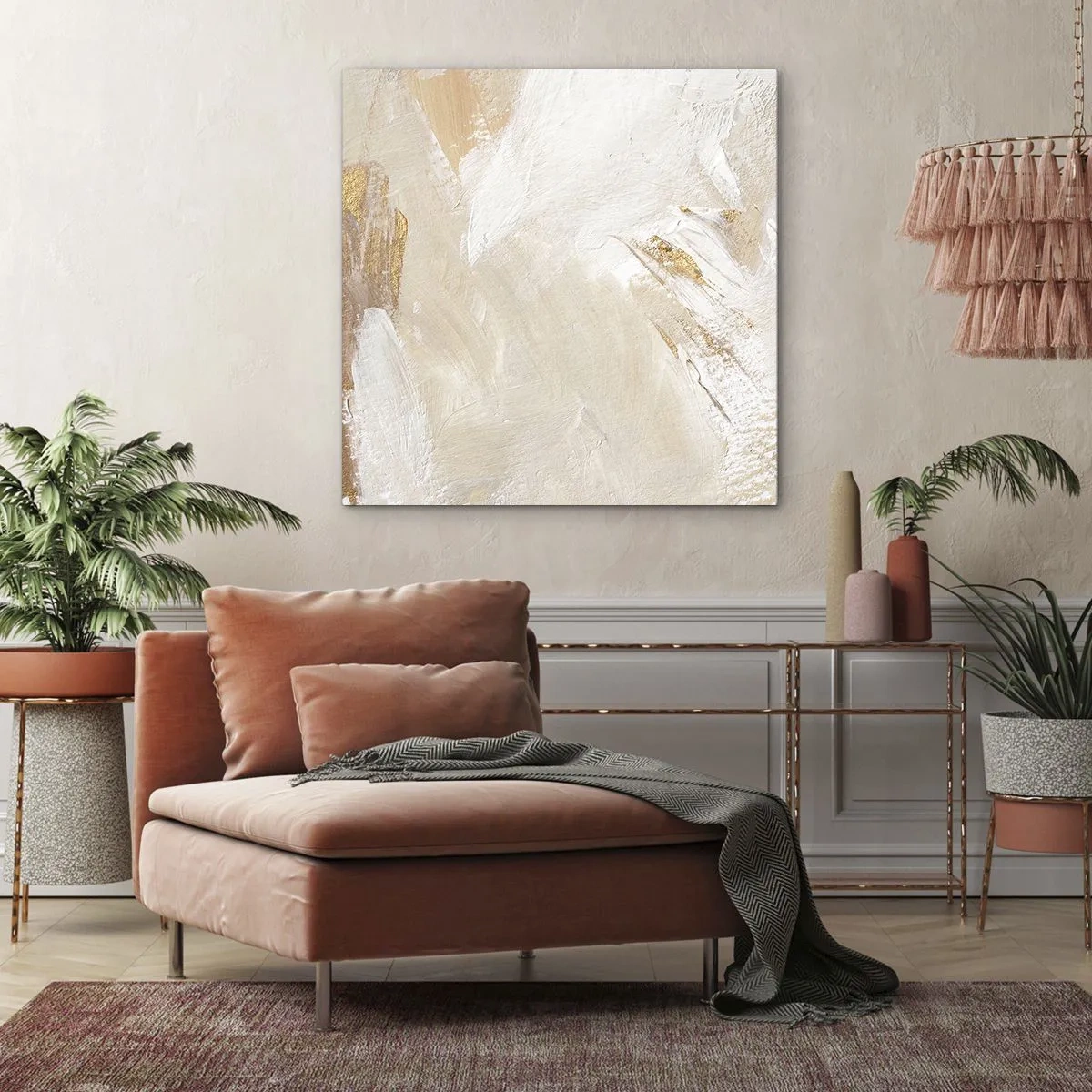 Vászonkép - Pasztell kompozíció - 60x60 cm