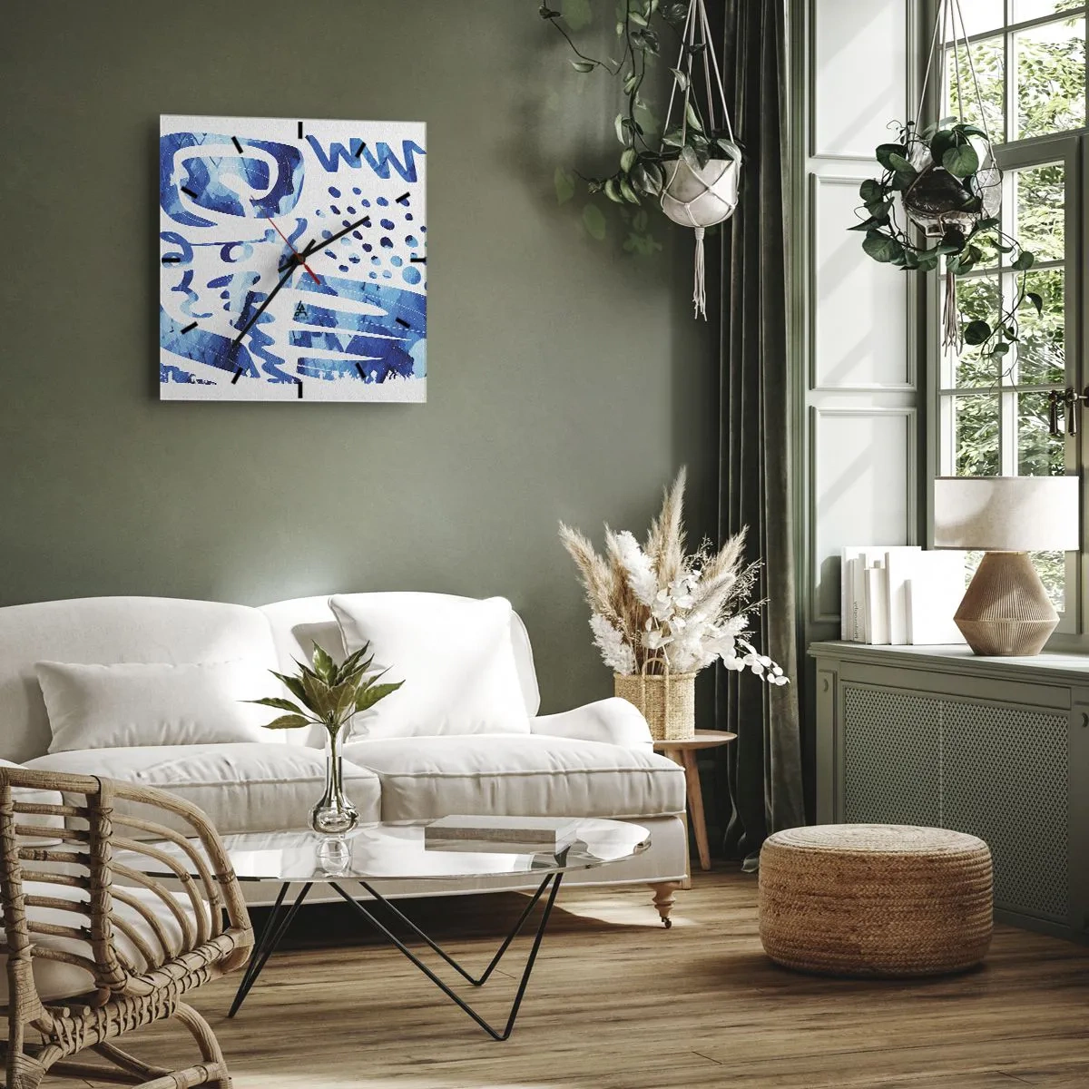 Falióra, Óra - Vissza a gyökerekhez - 40x40 cm