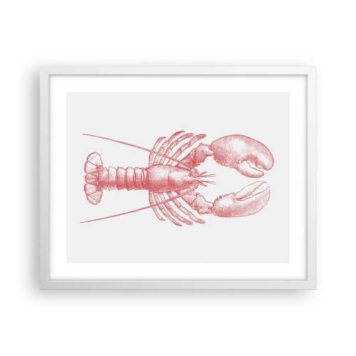 Poszter fekete keretben - Homéroszhoz méltó homár - 50x40 cm