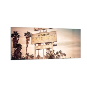 Üveg kép - Itt megállt az idő - 100x40 cm