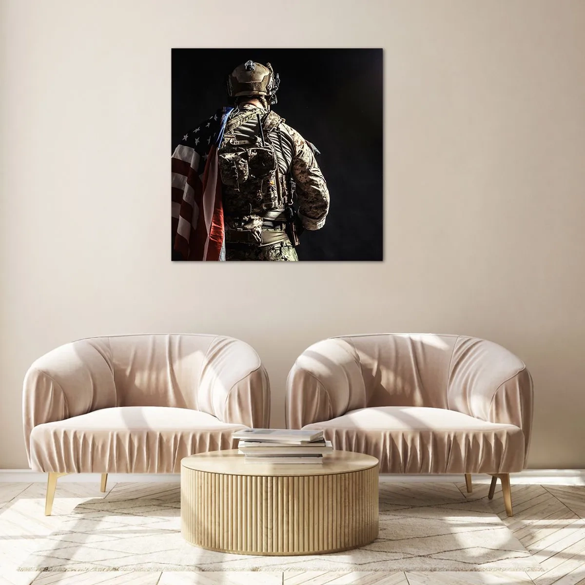 Üveg kép - Pont ezért - 70x70 cm