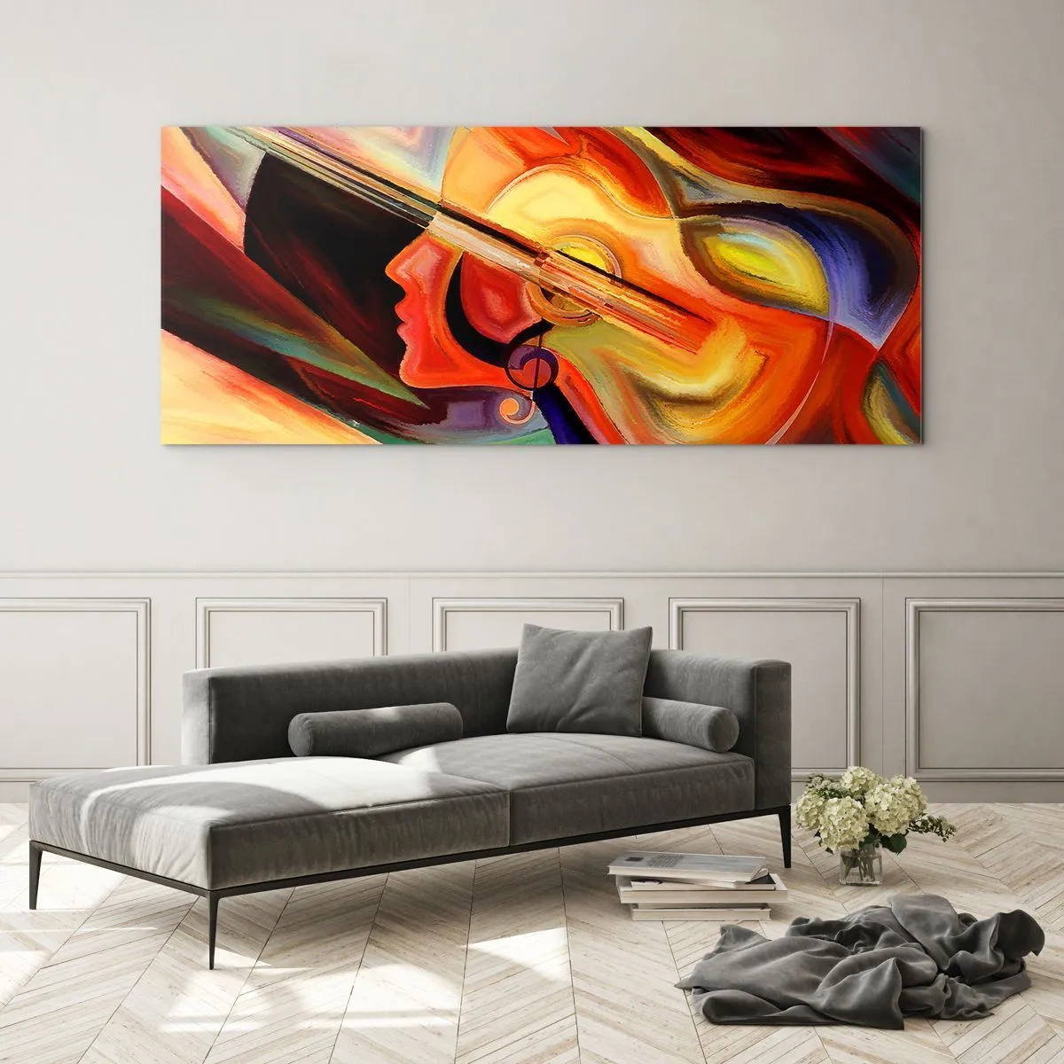 Üveg kép - Minden stimmel - 100x40 cm