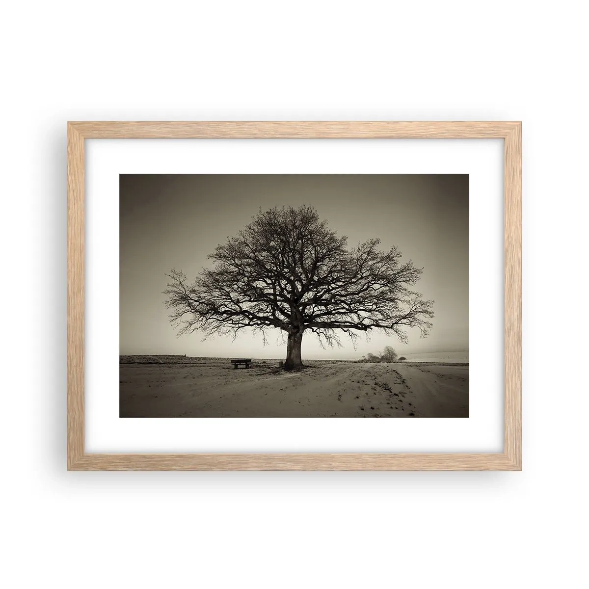 Poszter világos tölgy keretben - Innen az örökkévalóságig - 40x30 cm