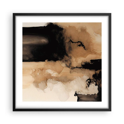 Poszter fehér keretben - Egy érdekes absztrakció - 50x50 cm