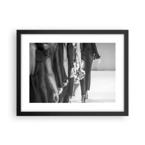 Poszter fehér keretben - Stílusos felvonulás - 40x30 cm