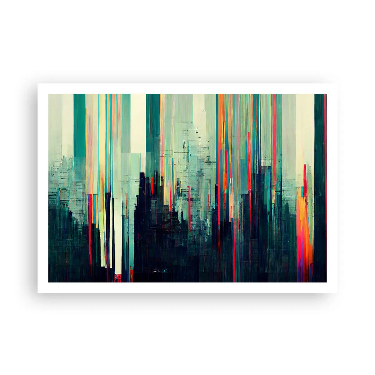 Poszter - Futurisztikus város - 100x70 cm