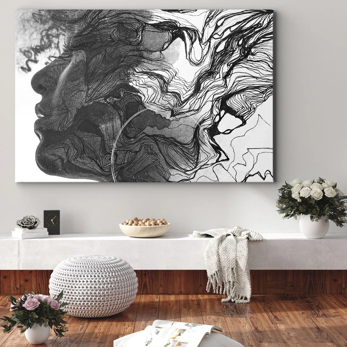 Vászonkép - Álmokba gabalyodva - 100x70 cm