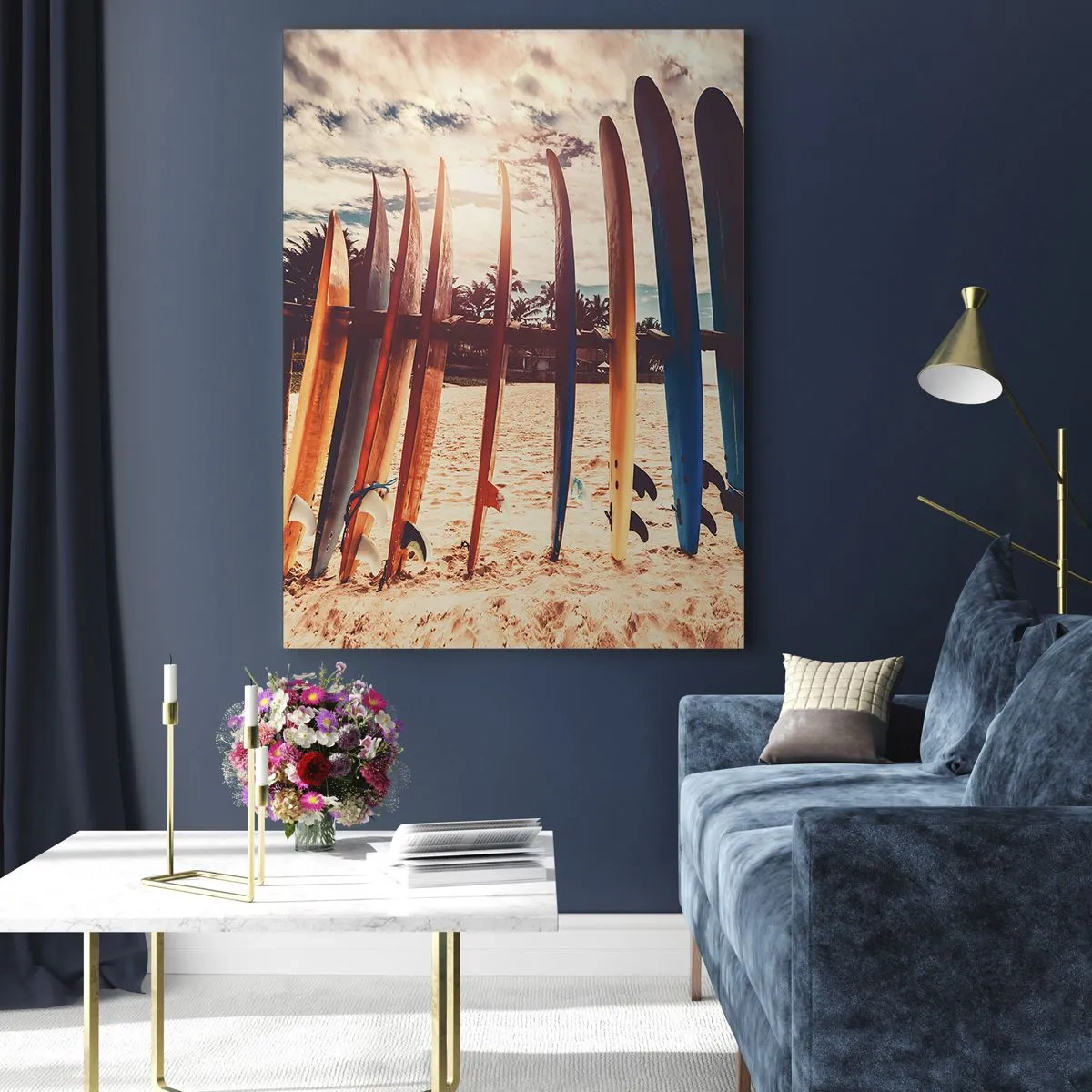 Üveg kép - Jó éjszakát, holnapig - 50x70 cm