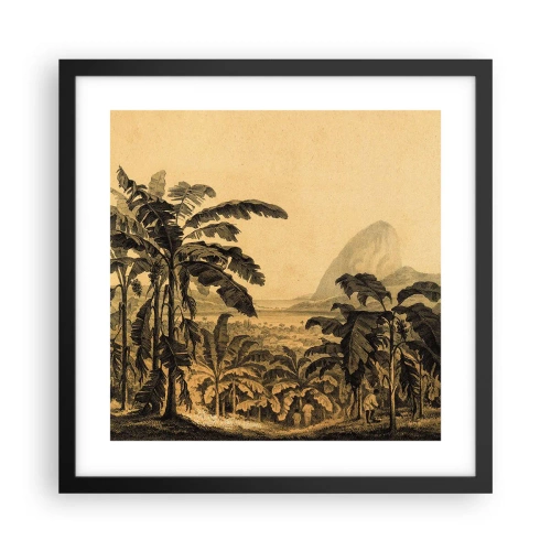 Poszter fehér keretben - Gyarmati klímában - 40x40 cm