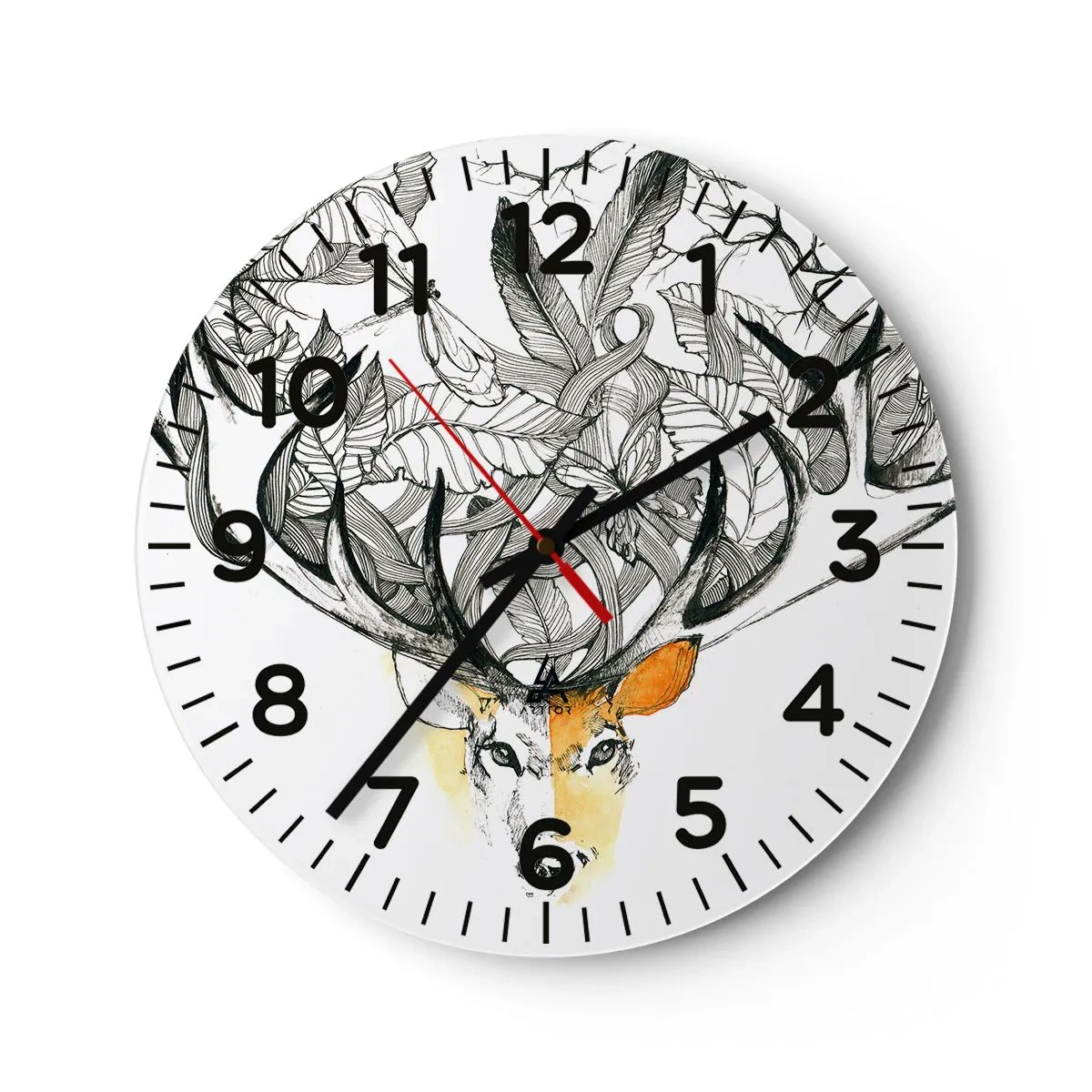 Falióra, Óra - A bőség szarvai - 30x30 cm