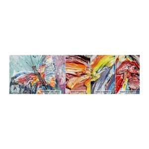 Fotótapéta Minta Premium Canvas - A természet által festett - Absztrakció, Pillangó, Darab - 100x30 cm