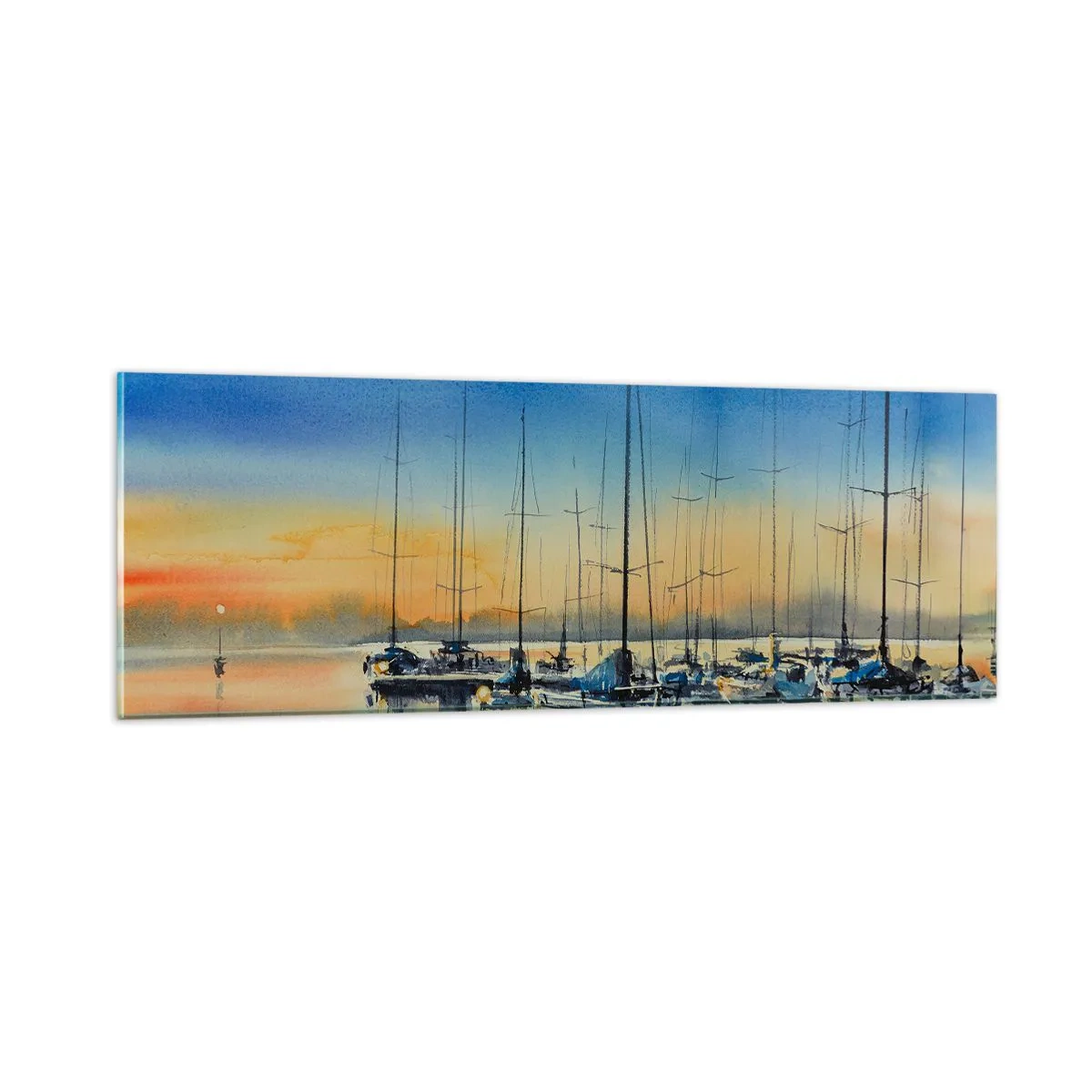 Üveg kép - Egy szép nap vége - 90x30 cm