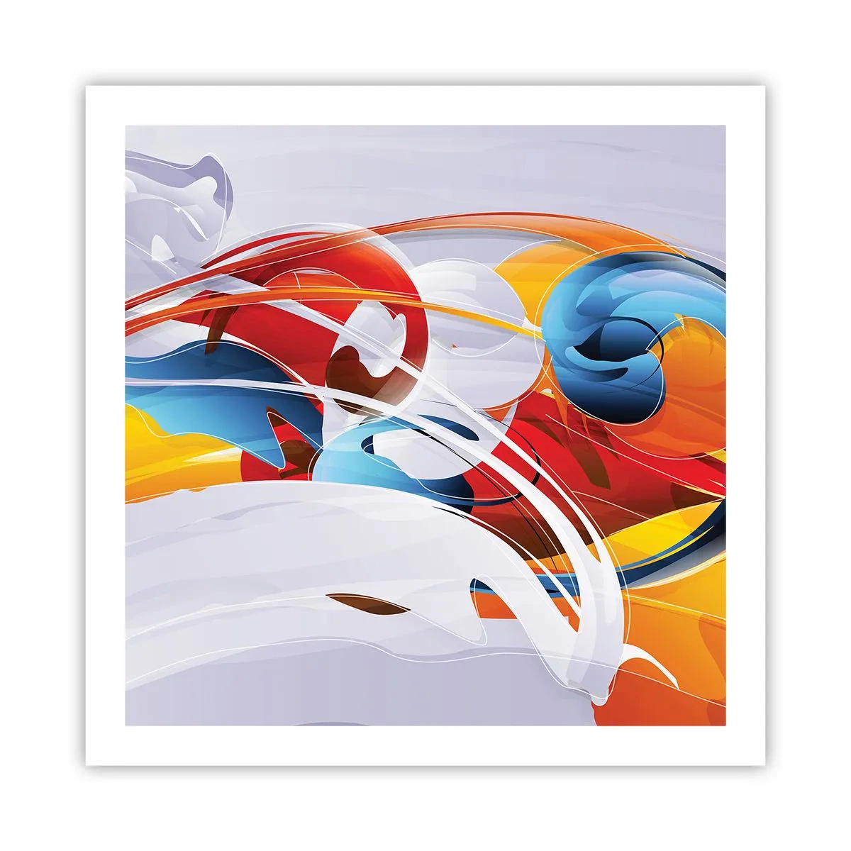 Poszter - Az elemek tánca - 60x60 cm