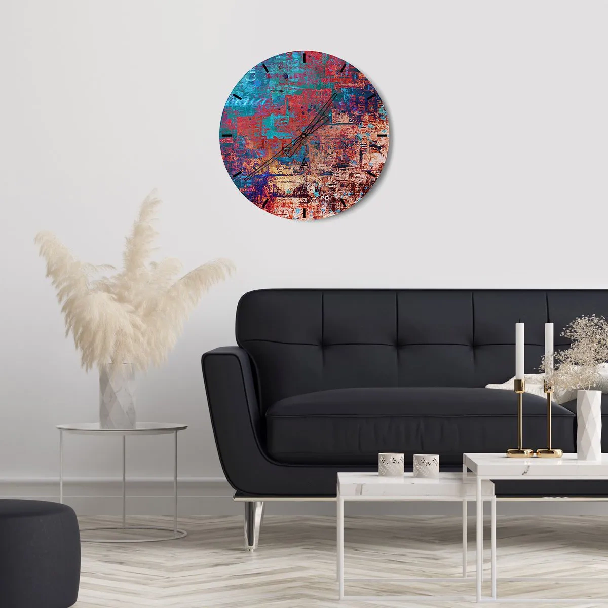 Falióra, Óra - Emlékezés és feledés - 40x40 cm