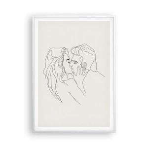 Poszter fekete keretben - Összegabalyodva az érzésben - 70x100 cm