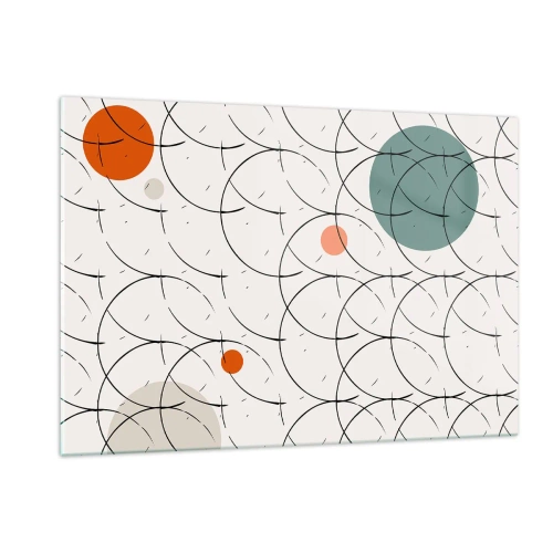 Üveg kép - A pop-art szellemében - 120x80 cm