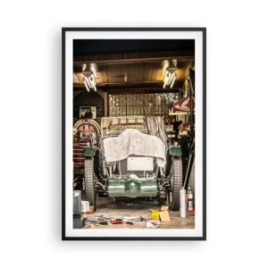 Poszter fehér keretben - Vissza a múltba - 61x91 cm