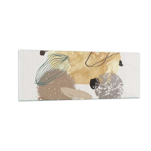 Üveg kép - Alkalmazott plumkológia - 140x50 cm