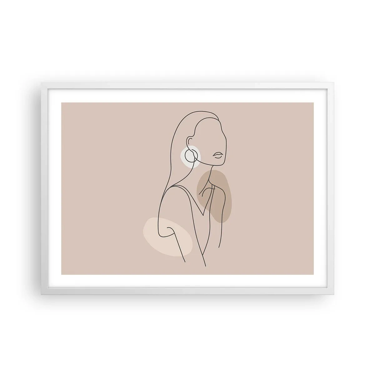 Poszter fekete keretben - Leány ikonja - 70x50 cm