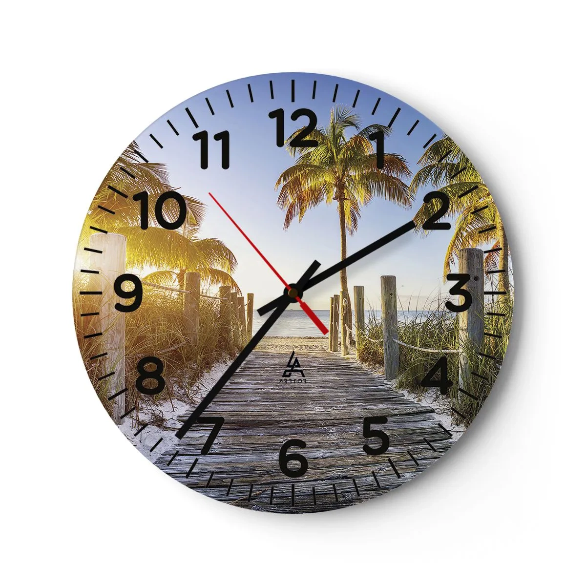 Falióra, Óra - Egyenesen a paradicsomba - 40x40 cm