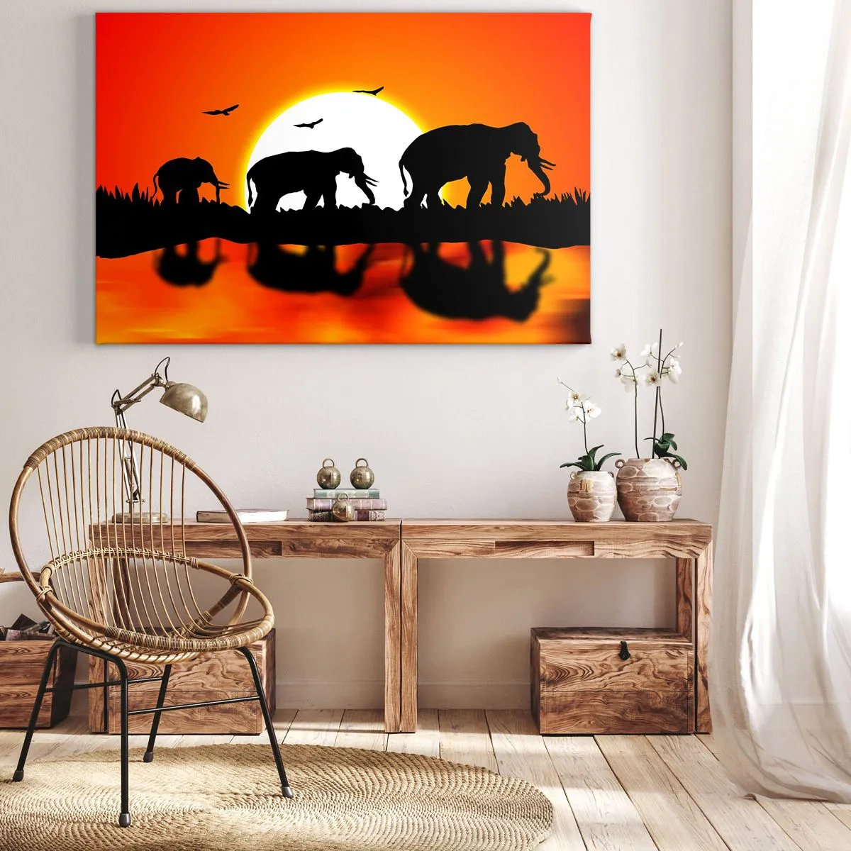 Vászonkép - Este pedig egy kis italra - 70x50 cm